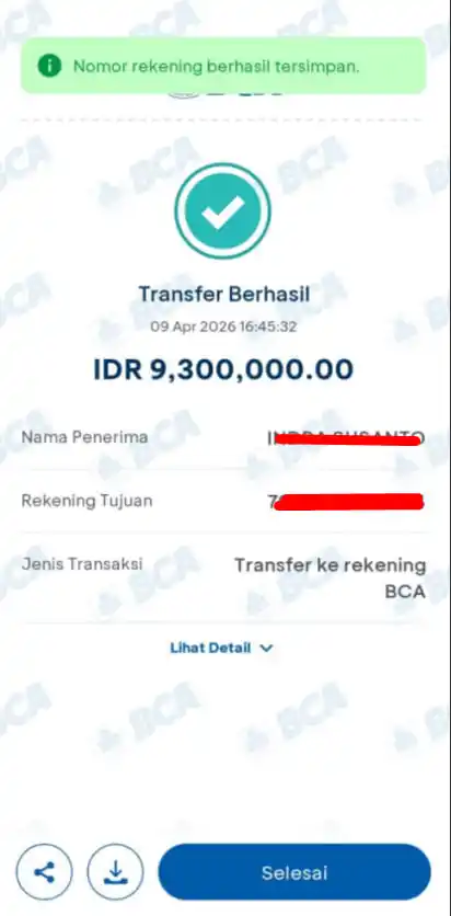 Bukti Transfer