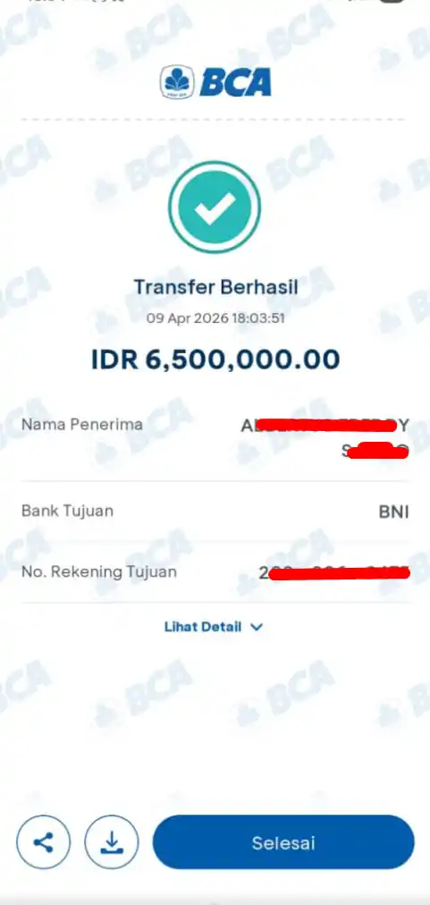 Bukti Transfer
