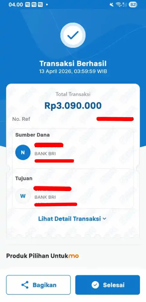Bukti Transfer