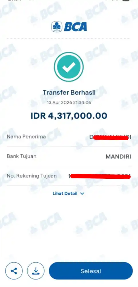 Bukti Transfer