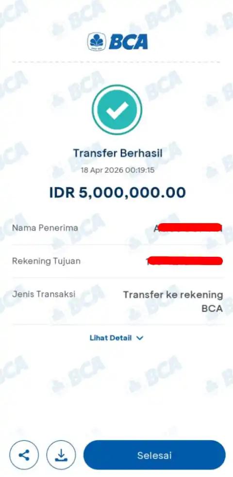 Bukti Transfer