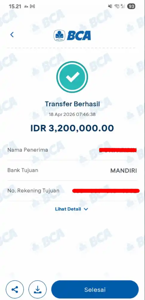 Bukti Transfer