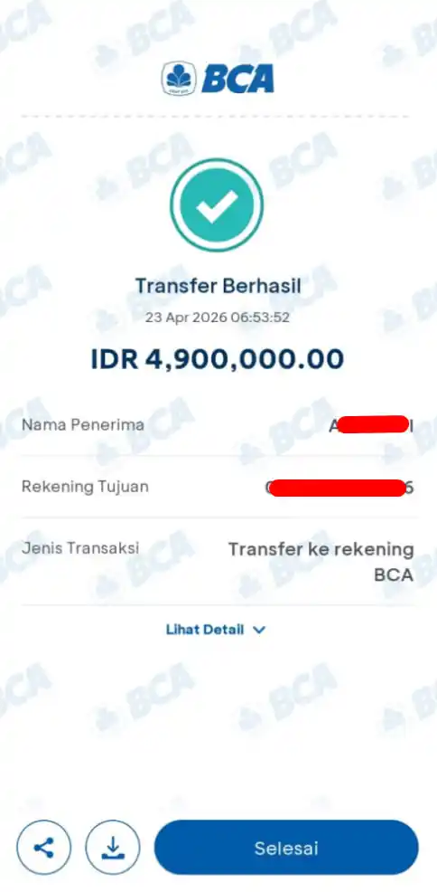 Bukti Transfer
