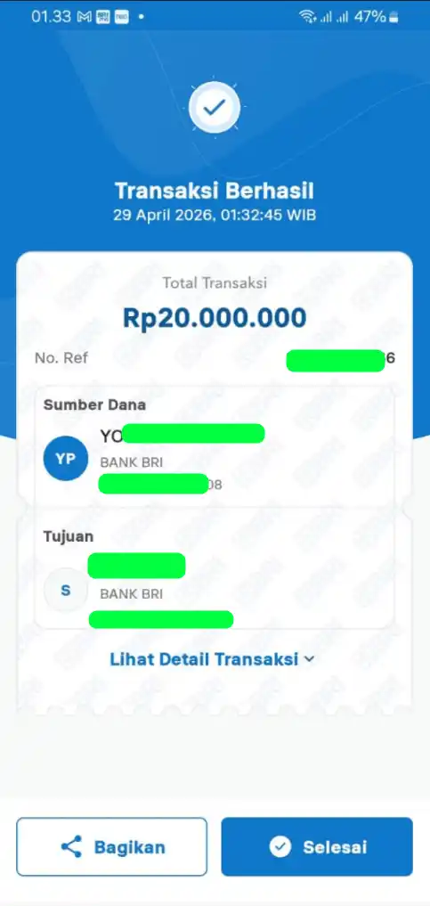 Bukti Transfer
