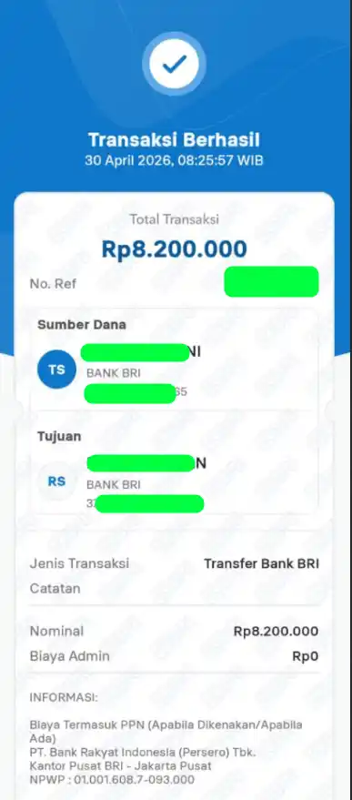 Bukti Transfer
