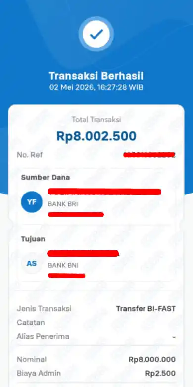 Bukti Transfer