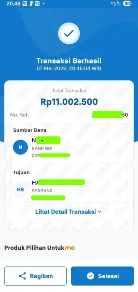 Bukti Transfer