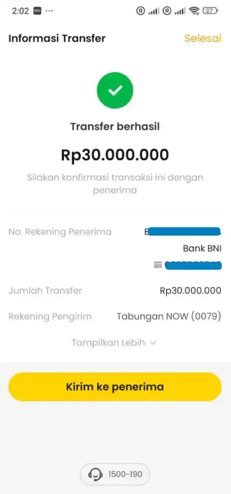 Bukti Transfer