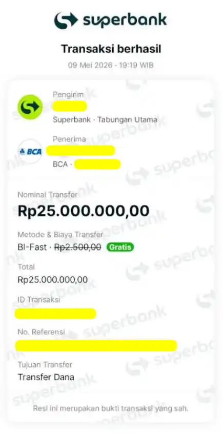 Bukti Transfer