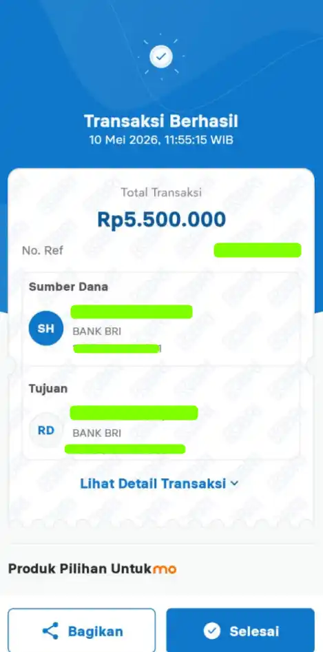 Bukti Transfer