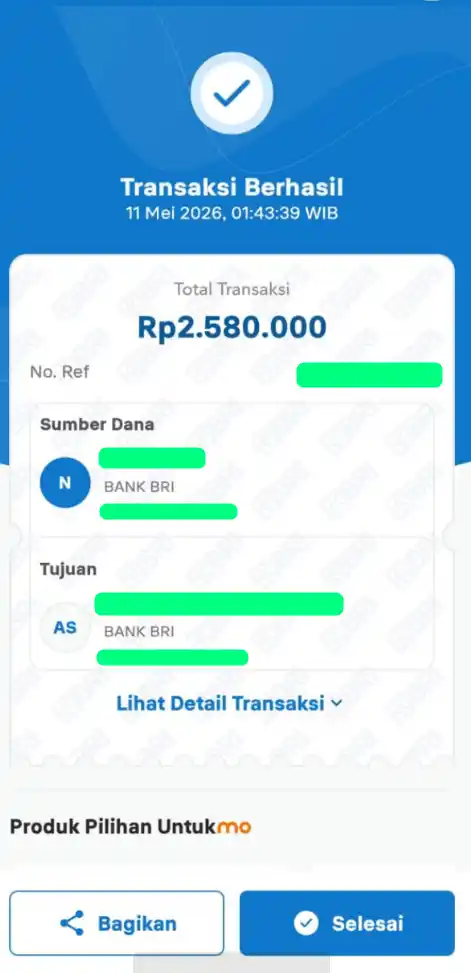 Bukti Transfer