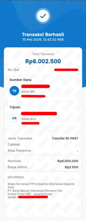 Bukti Transfer