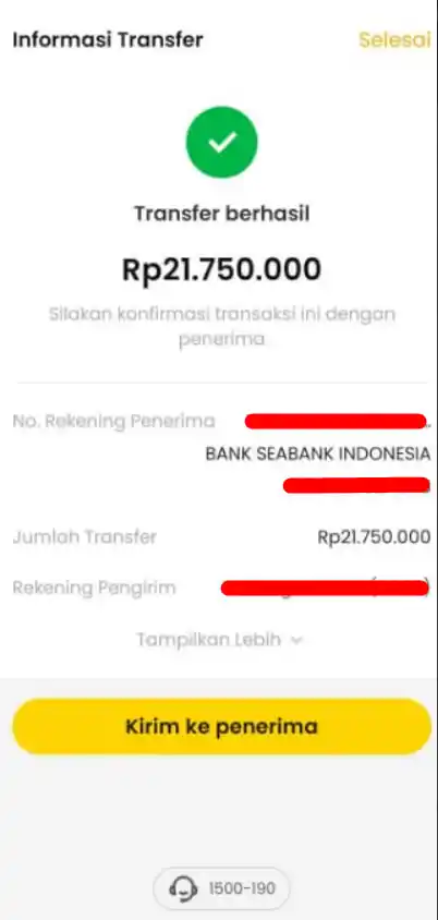 Bukti Transfer
