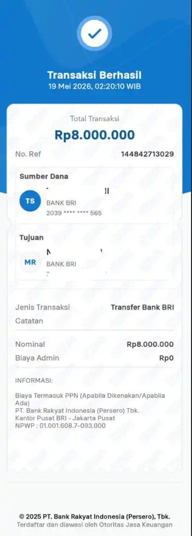 Bukti Transfer