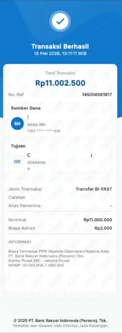 Bukti Transfer