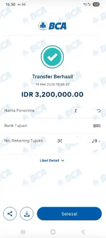 Bukti Transfer
