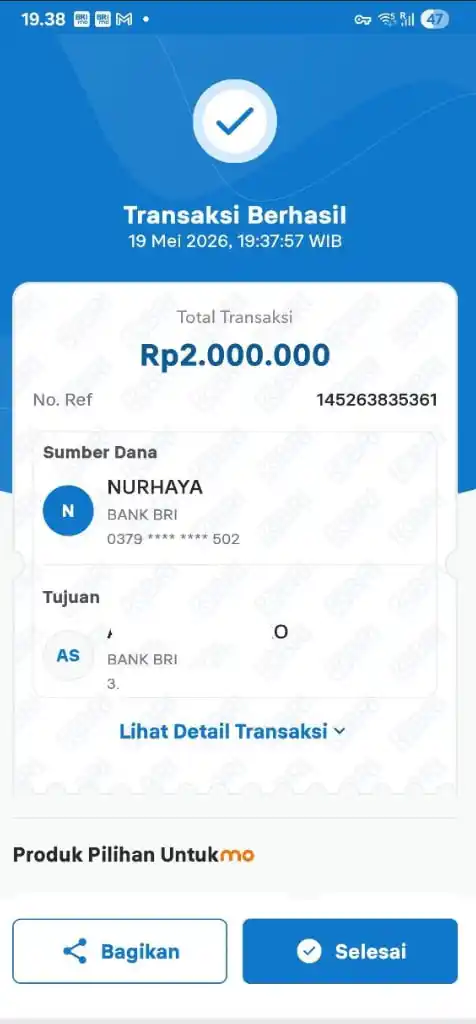 Bukti Transfer