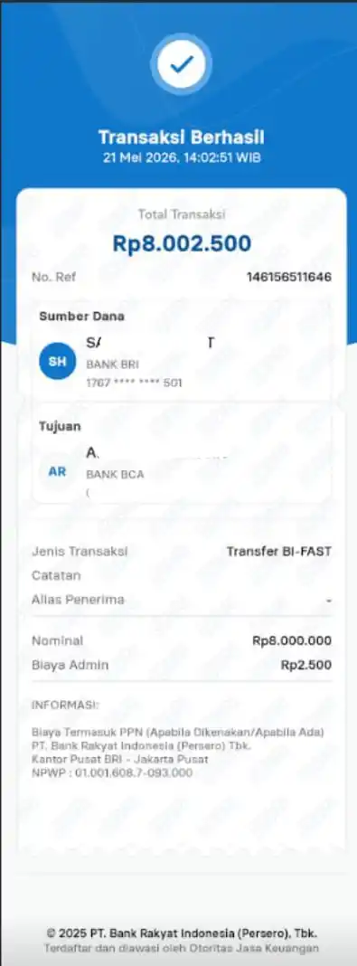 Bukti Transfer