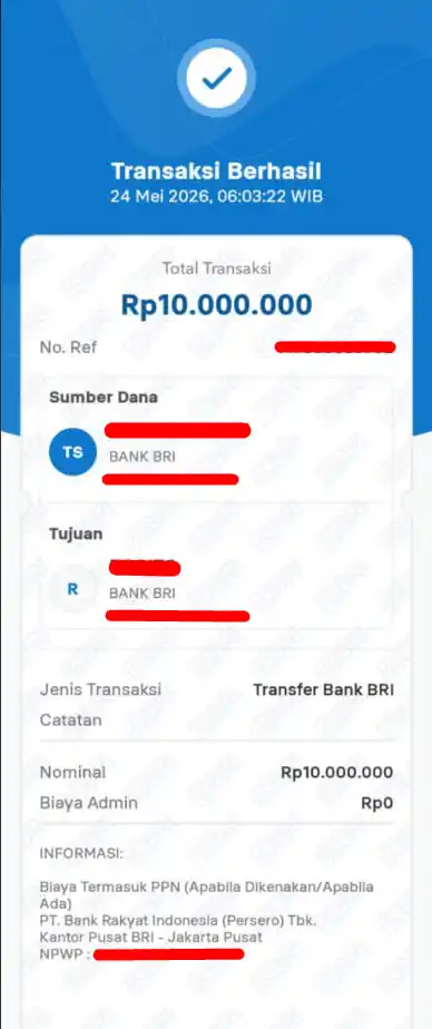 Bukti Transfer