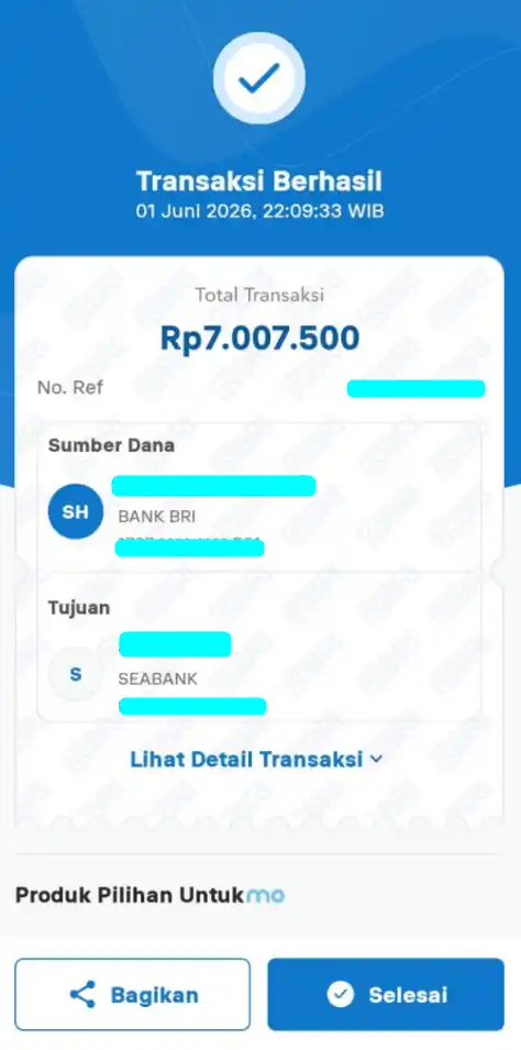 Bukti Transfer