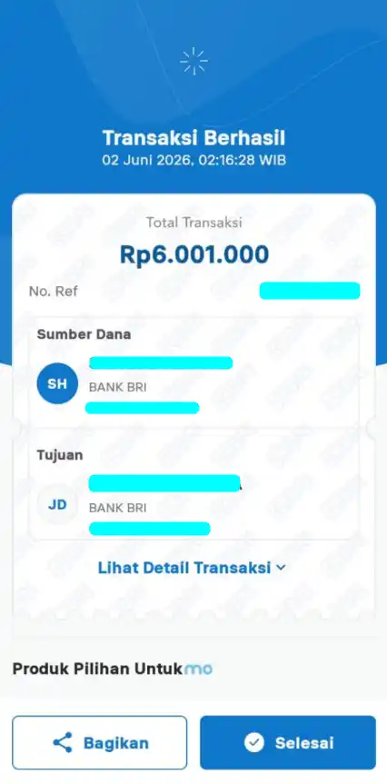 Bukti Transfer