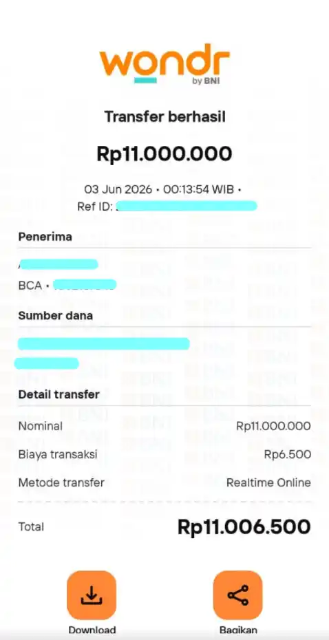 Bukti Transfer