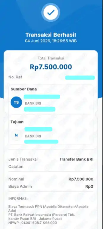 Bukti Transfer