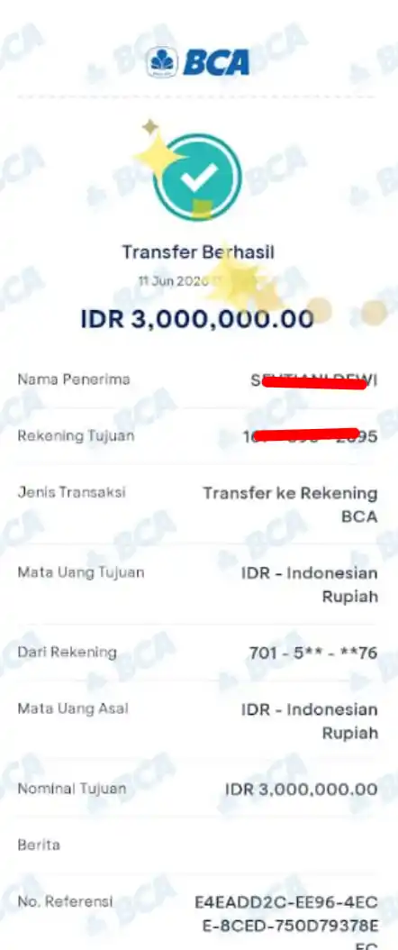 Bukti Transfer