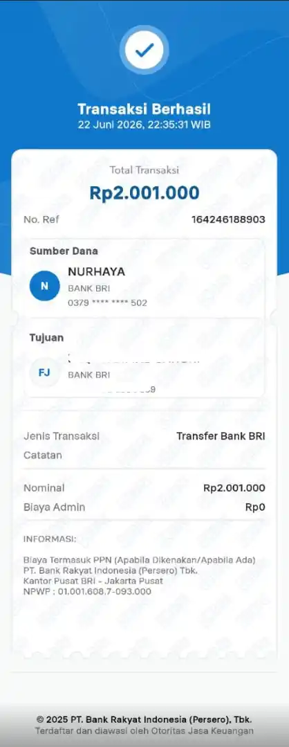 Bukti Transfer