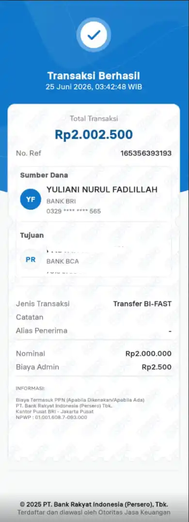 Bukti Transfer
