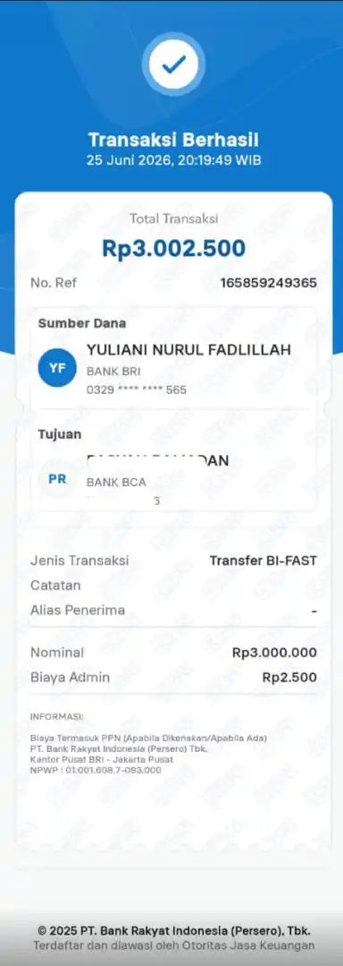 Bukti Transfer