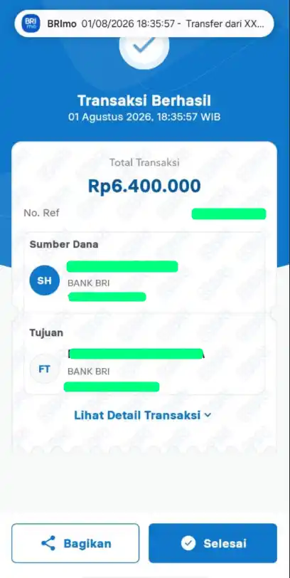Bukti Transfer