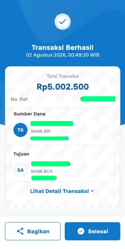 Bukti Transfer