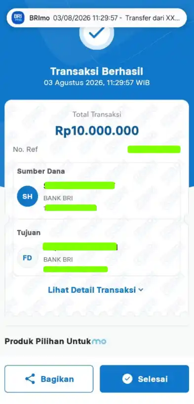 Bukti Transfer