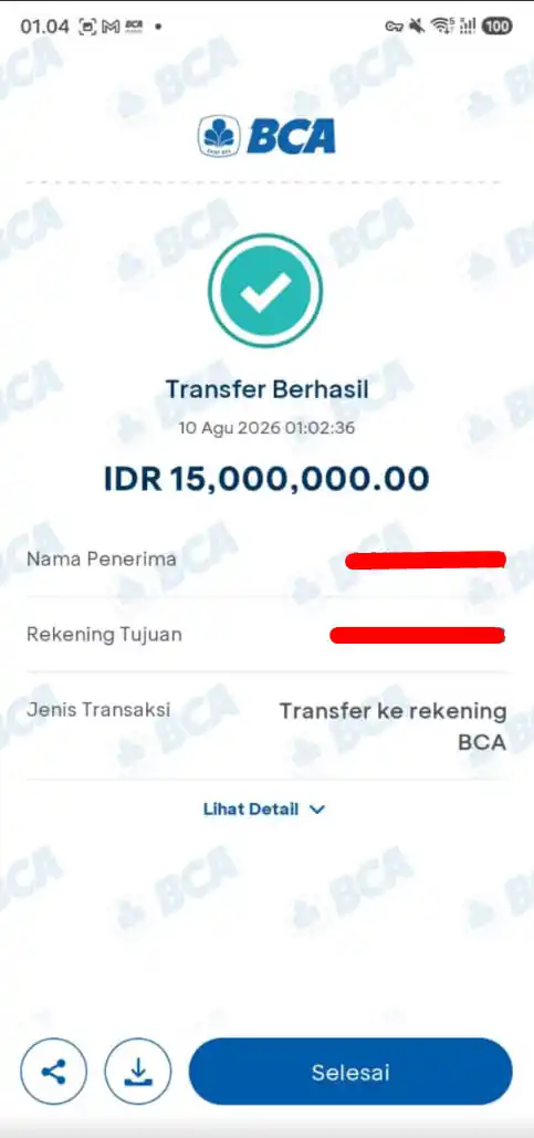 Bukti Transfer