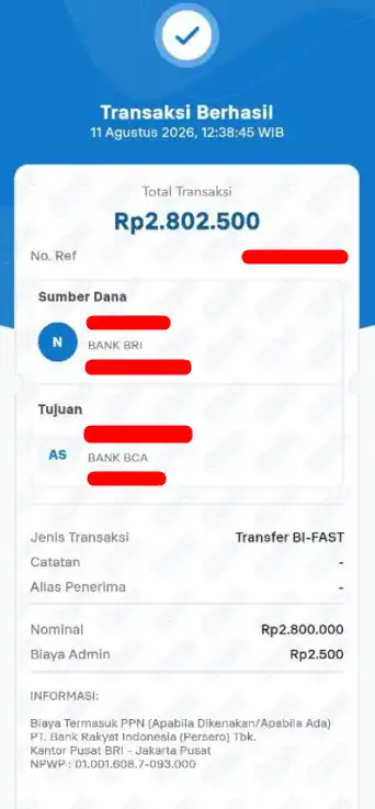 Bukti Transfer