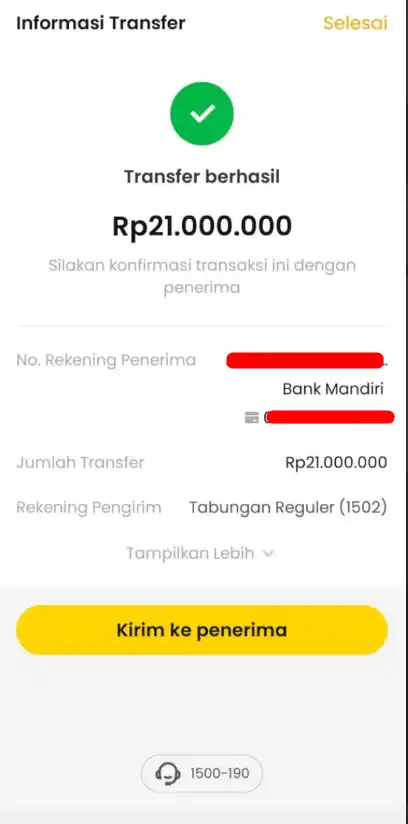 Bukti Transfer