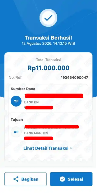 Bukti Transfer