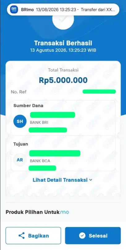 Bukti Transfer