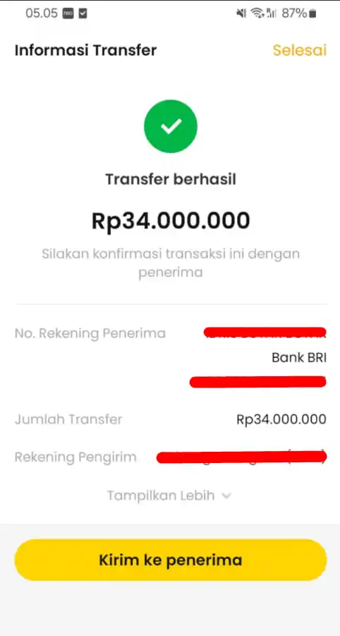 Bukti Transfer