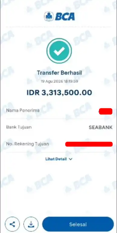 Bukti Transfer