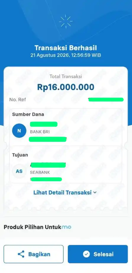 Bukti Transfer