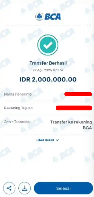 Bukti Transfer