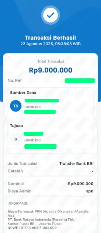 Bukti Transfer