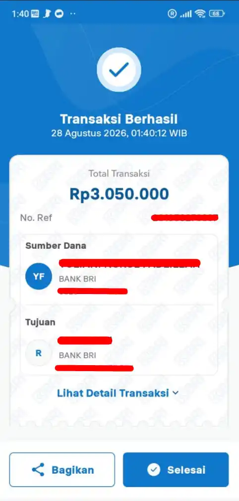 Bukti Transfer