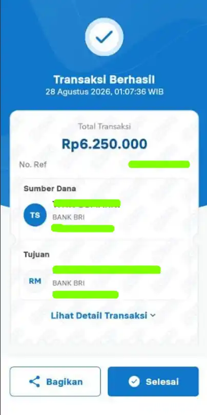 Bukti Transfer