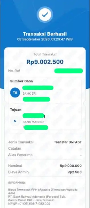 Bukti Transfer